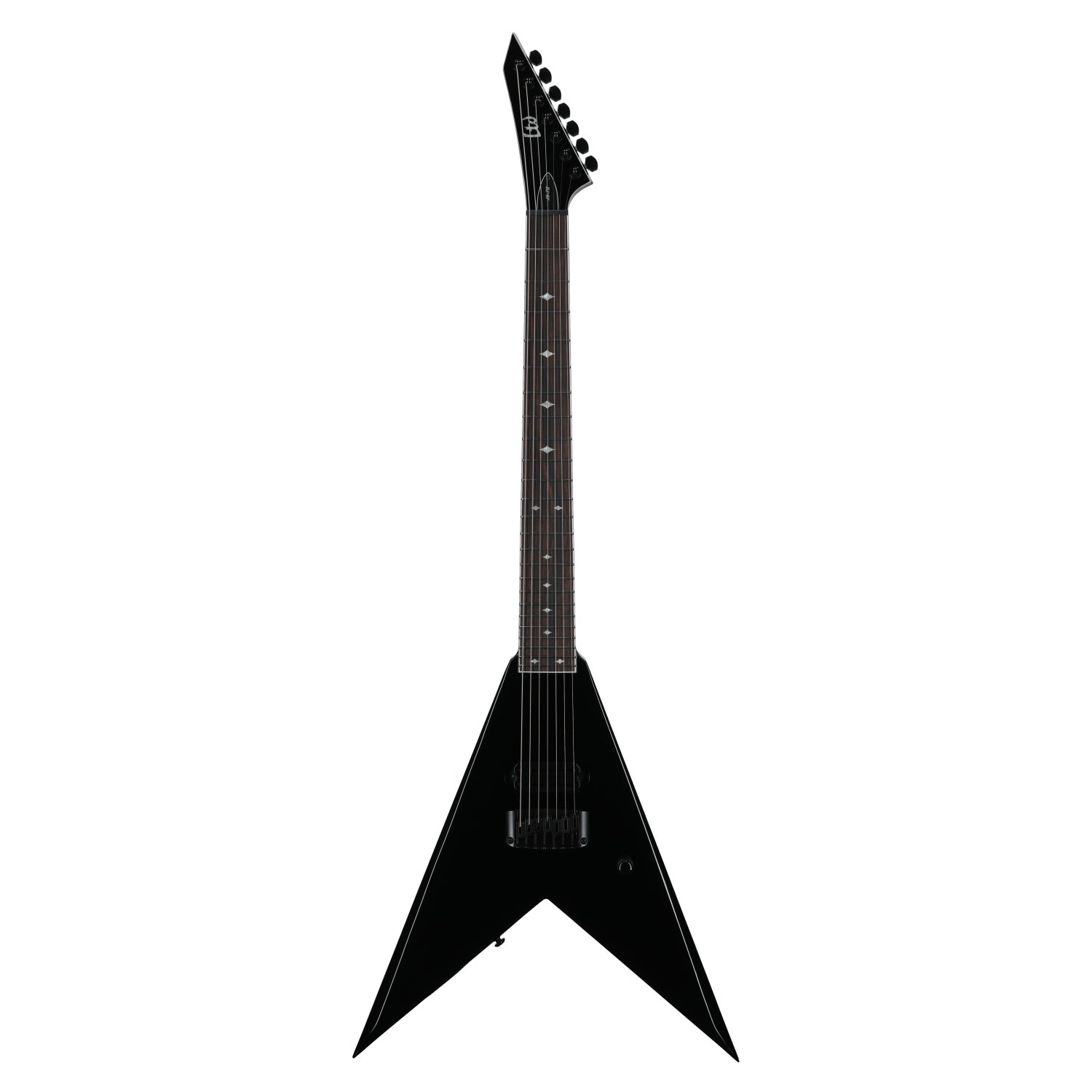 ESP LTD Jack Simmons JS-7 Baritone Electric Guitar with Case Black