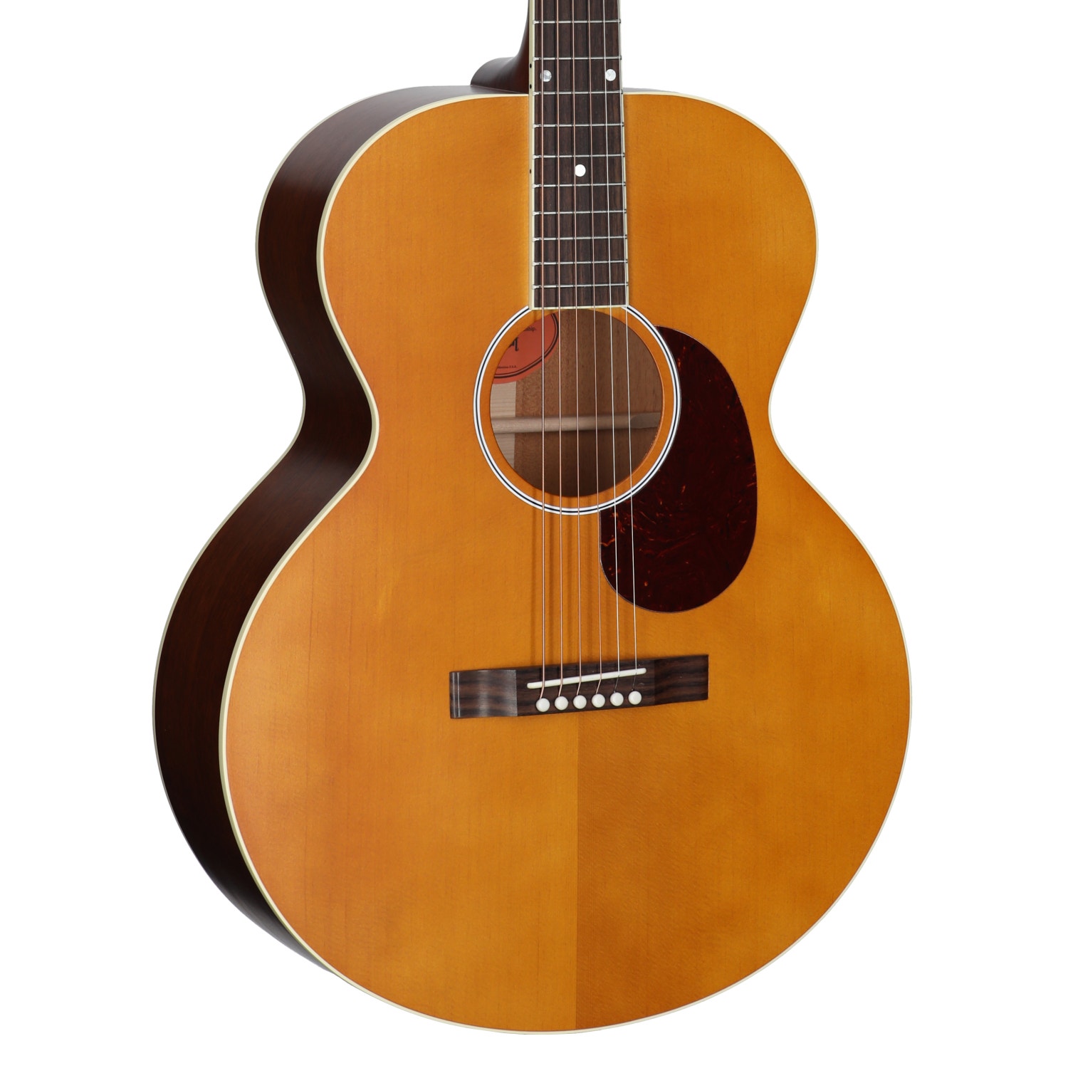 Gibson J-185 Century 12-Fret Acoustic Guitar with Case Vintage Amber View 8