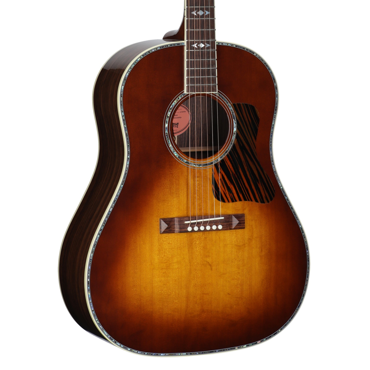 Gibson Custom LTD ED Ann. Advanced Jumbo Trans Cremona Burst with Case View 8