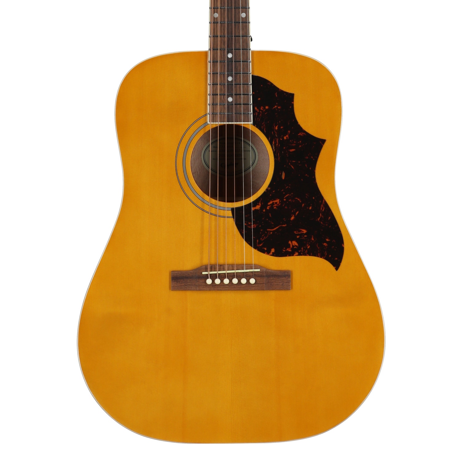 Epiphone Hummingbird Tribute Acoustic Guitar Antique Natural View 2