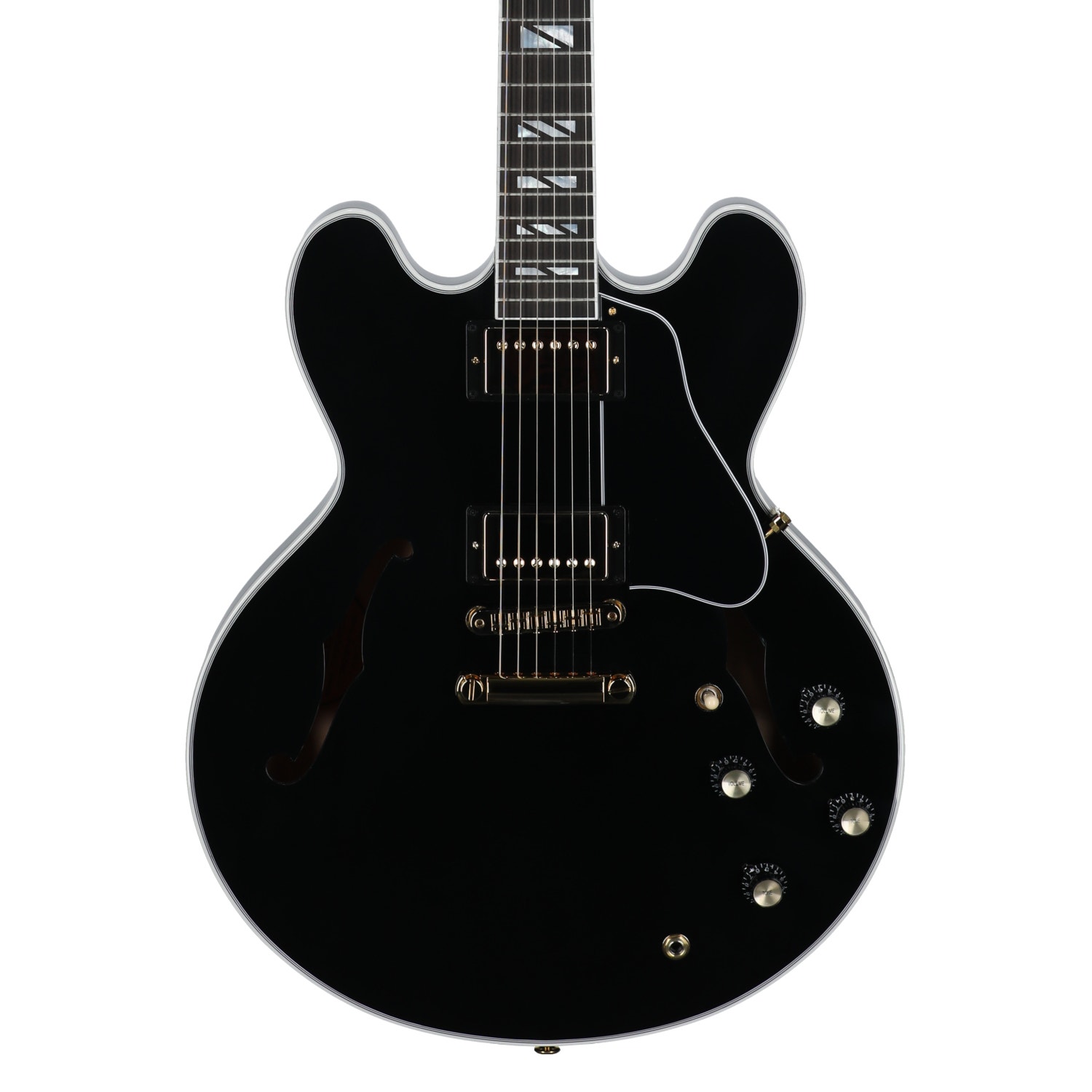 Gibson ES Supreme Semi-Hollow Body Guitar with Case Ebony View 2