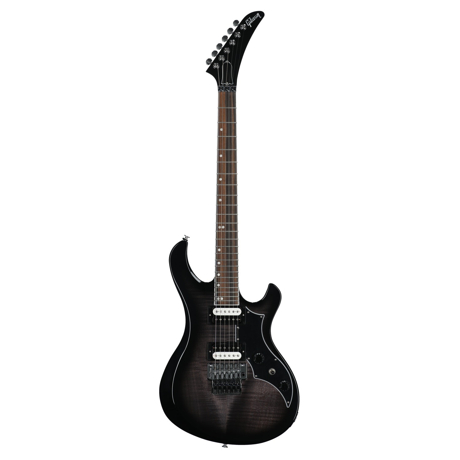 Gibson Victory Floyd Rose Guitar with Case Trans Ebony Burst