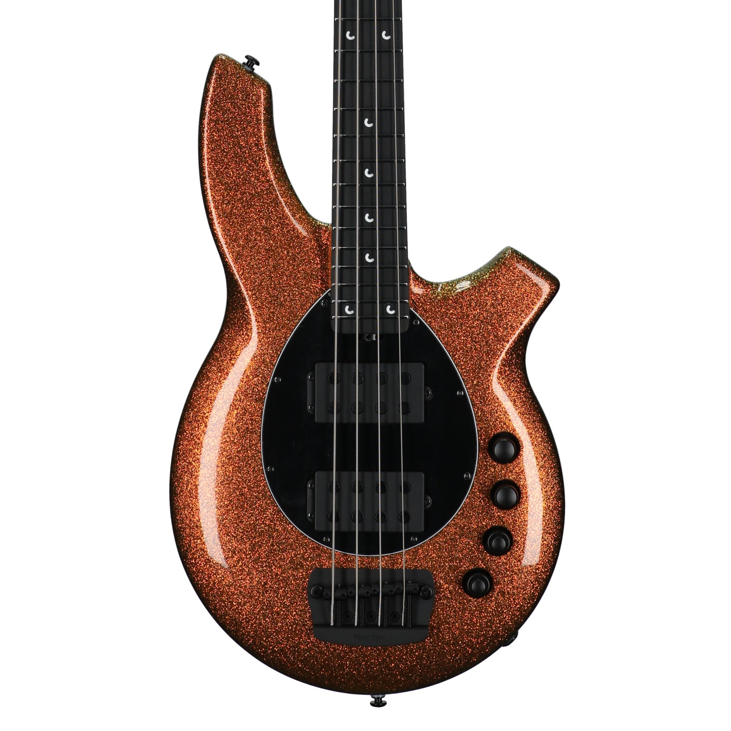 Ernie Ball Music Man Bongo 4 HH Bass Guitar Gold Bar