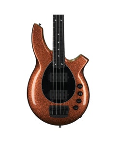 Ernie Ball Music Man Bongo 4 HH Bass Guitar Gold Bar
