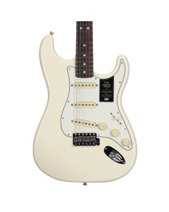 Fender American Vintage II 1973 Stratocaster Guitar Olympic White with Case
