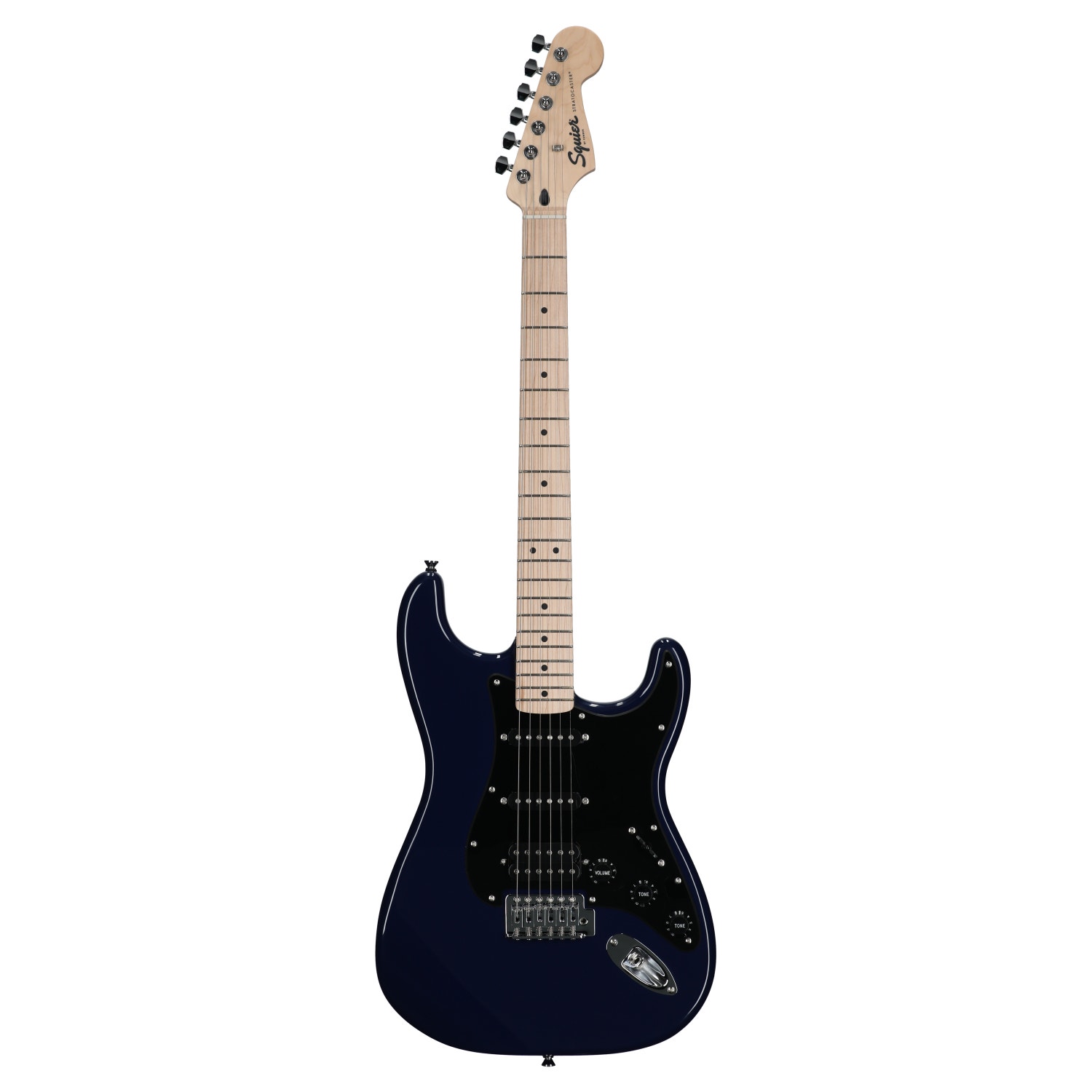 Squier Sonic Stratocaster HSS Guitar Maple Neck Black Pickguard