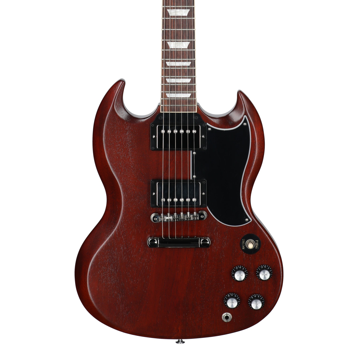 Gibson SG Standard 61 Faded Guitar with Case Vintage Cherry Satin View 2