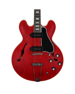 Gibson Custom Shop 1962 ES-330 Reissue Semi Hollowbody Guitar with Case 60s Cherry View 2