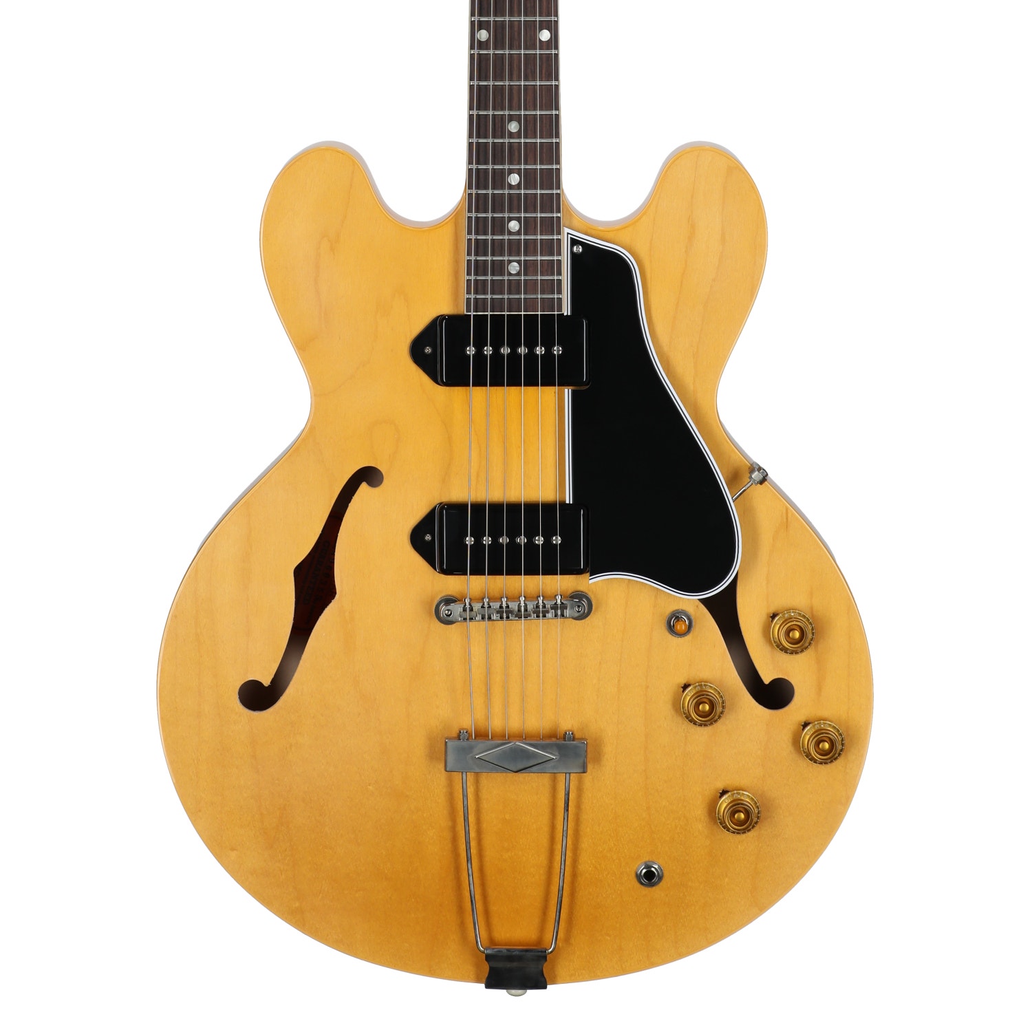 Gibson Custom Shop 1959 ES-330 Reissue Semi Hollowbody Guitar with Case Vintage Natural View 2