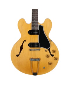 Gibson Custom Shop 1959 ES-330 Reissue Semi Hollowbody Guitar with Case Vintage Natural View 2