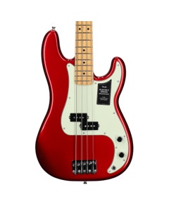 Fender 75th Anniversary Player II Precision Bass Guitar Maple Fingerboard Candy Apple Red