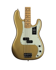 Fender 75th Anniversary Player II Precision Bass Guitar Maple Fingerboard Aztec Gold