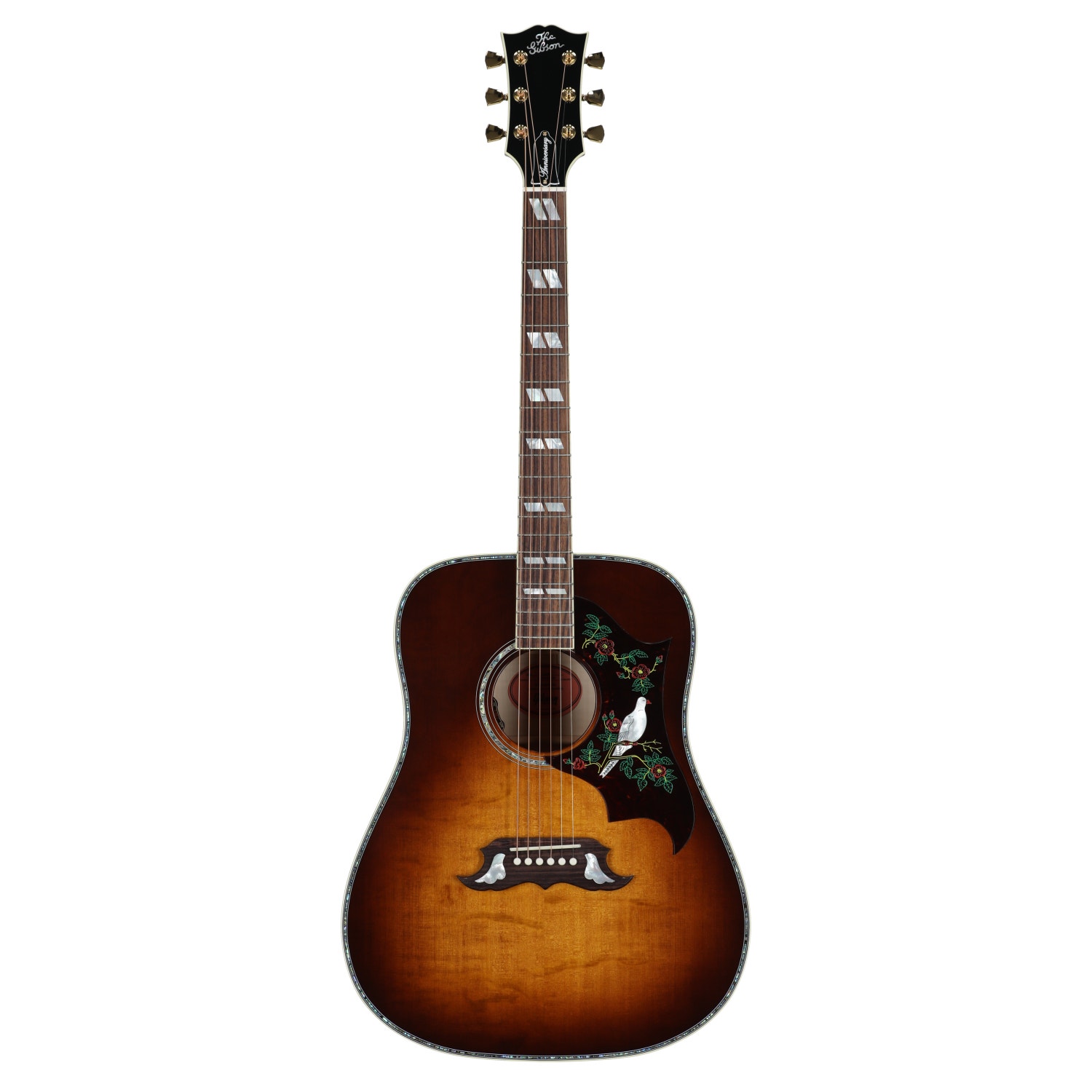 Gibson Custom LE Anniversary SJ-200 Acoustic Guitar with Case Trans Cremona Burst