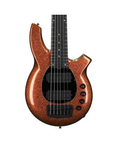 Ernie Ball Music Man Bongo 6 HH Bass Guitar Gold Bar