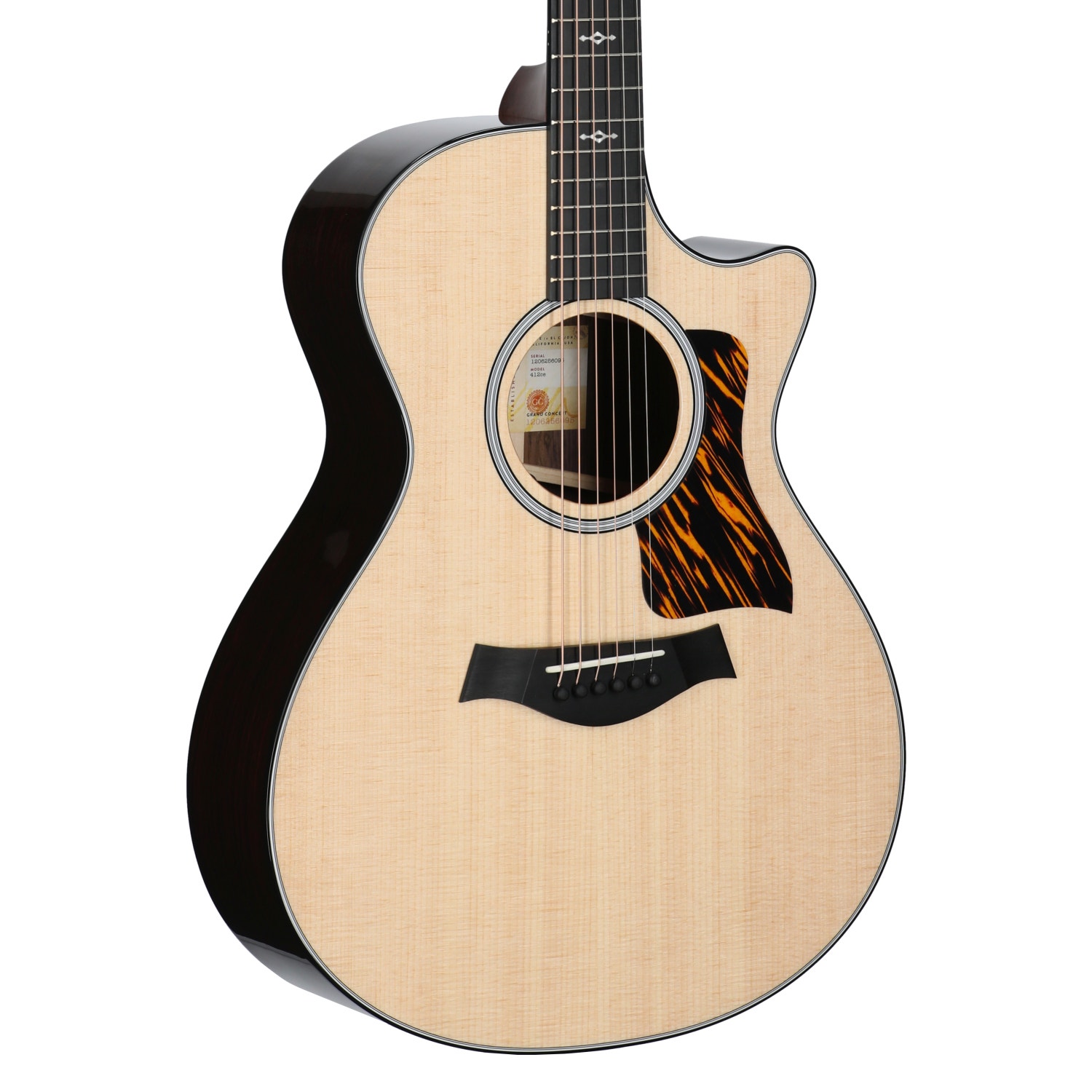 Taylor 412ce Next Gen Grand Concert AE Guitar with Case