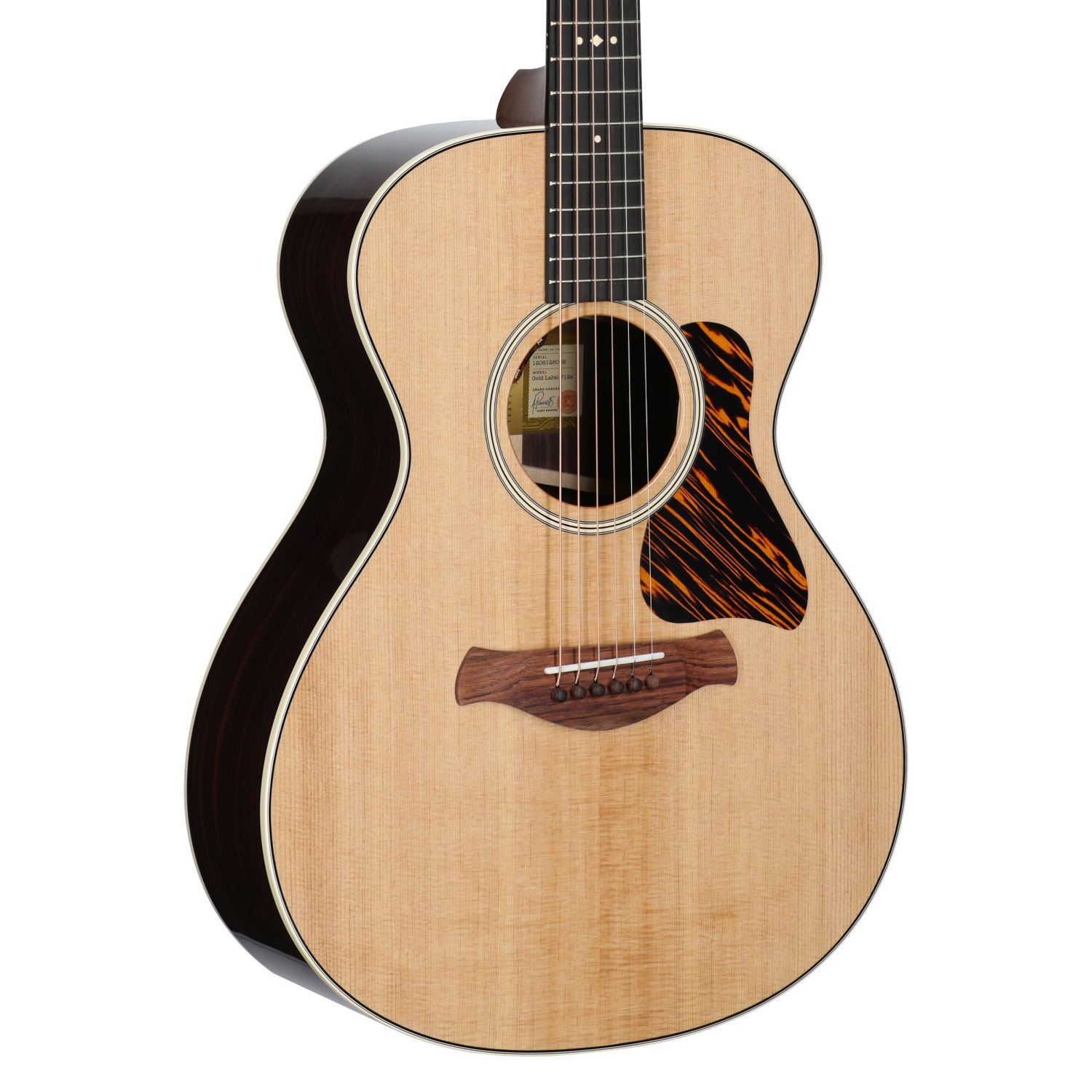 Taylor Gold Label 712ce Acoustic Electric Guitar with Case Natural View 8