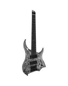 Legator Revenant 7-String Multi-Scale Electric Guitar Black Ice
