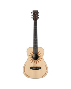 Martin LX2 Life is Good Acoustic with Soft Shell Case View 1