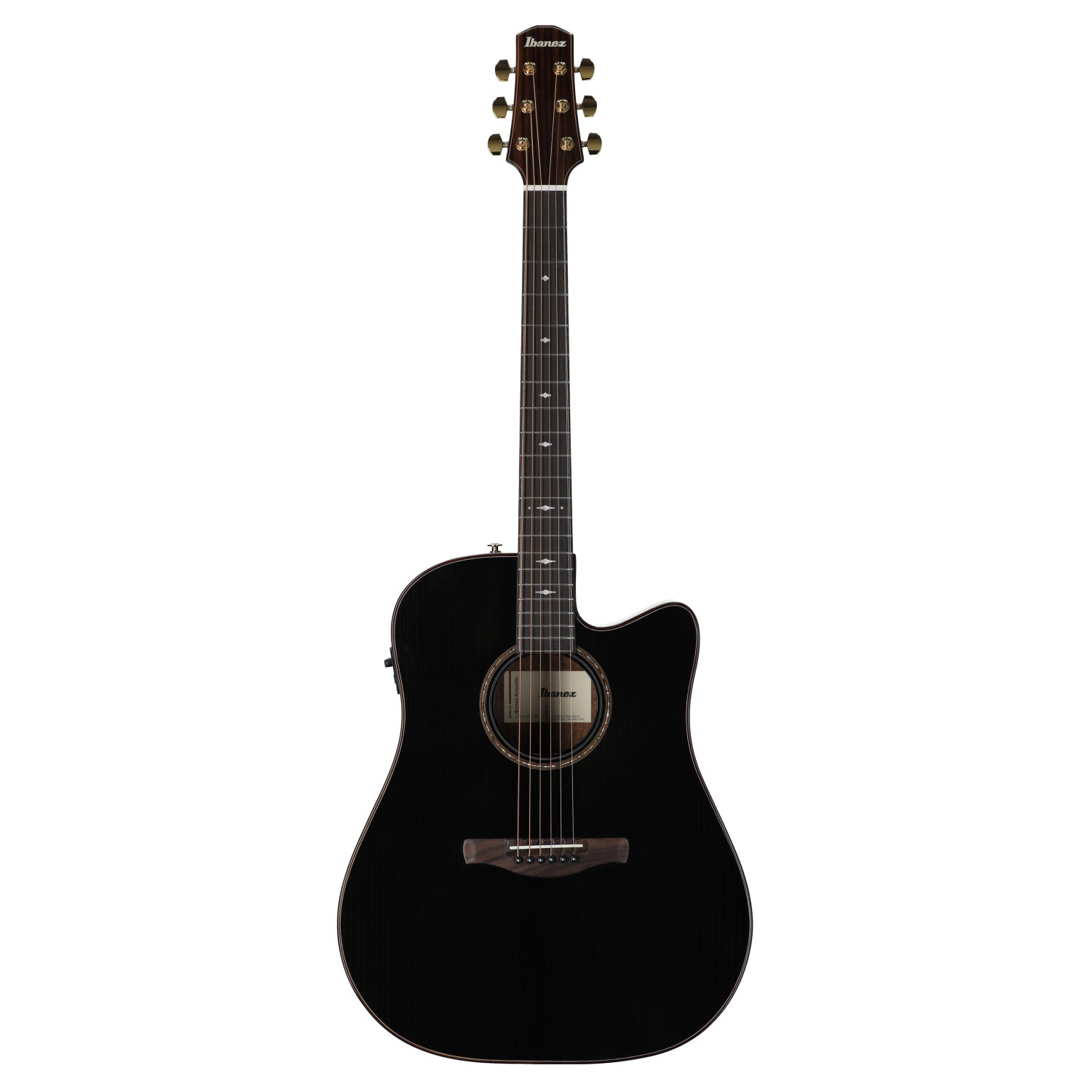 Ibanez Advanced Acoustic AAD361 Guitar Trans Black Bourbon Burst