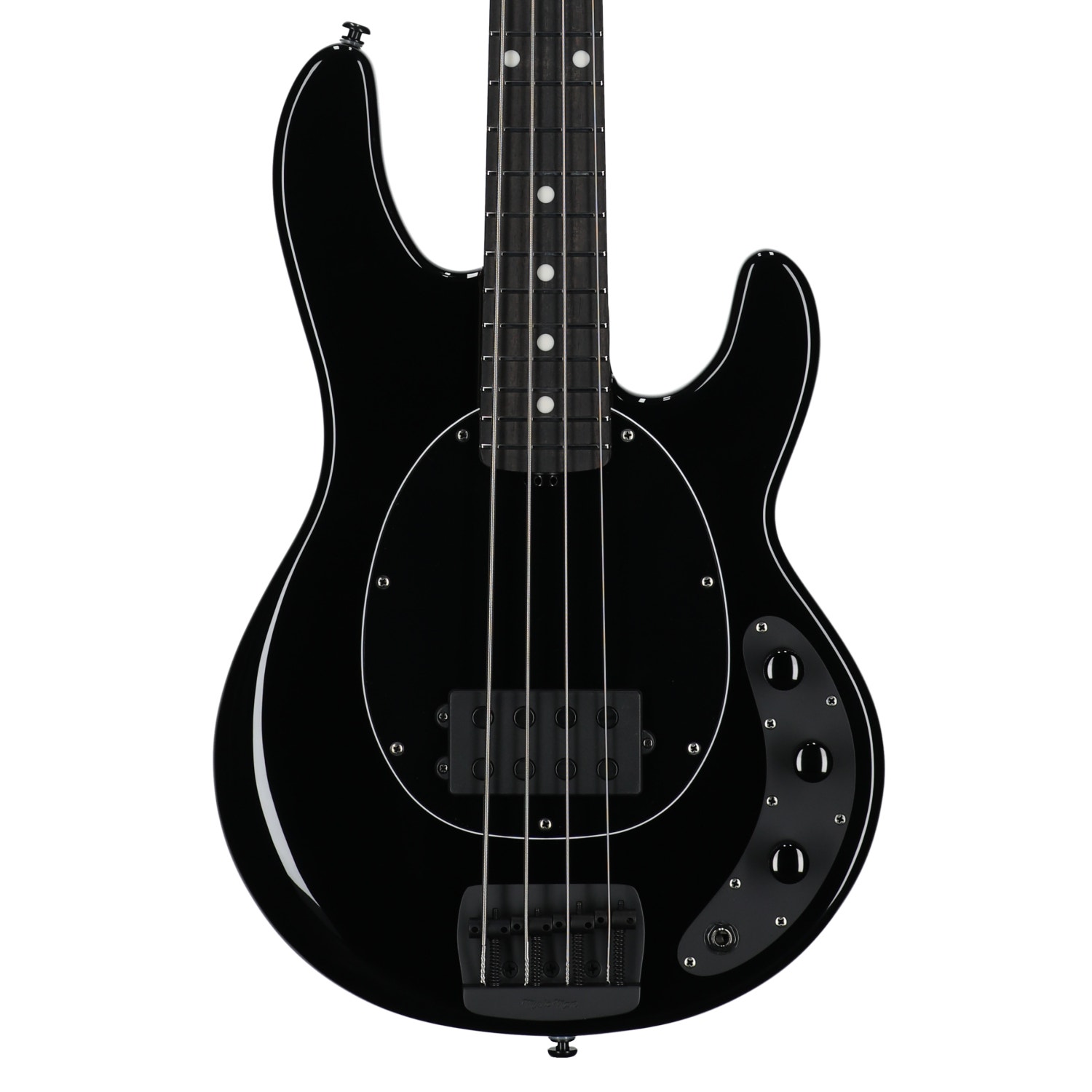 Music Man Short Scale StingRay Bass Guitar with MONO Soft Case Black