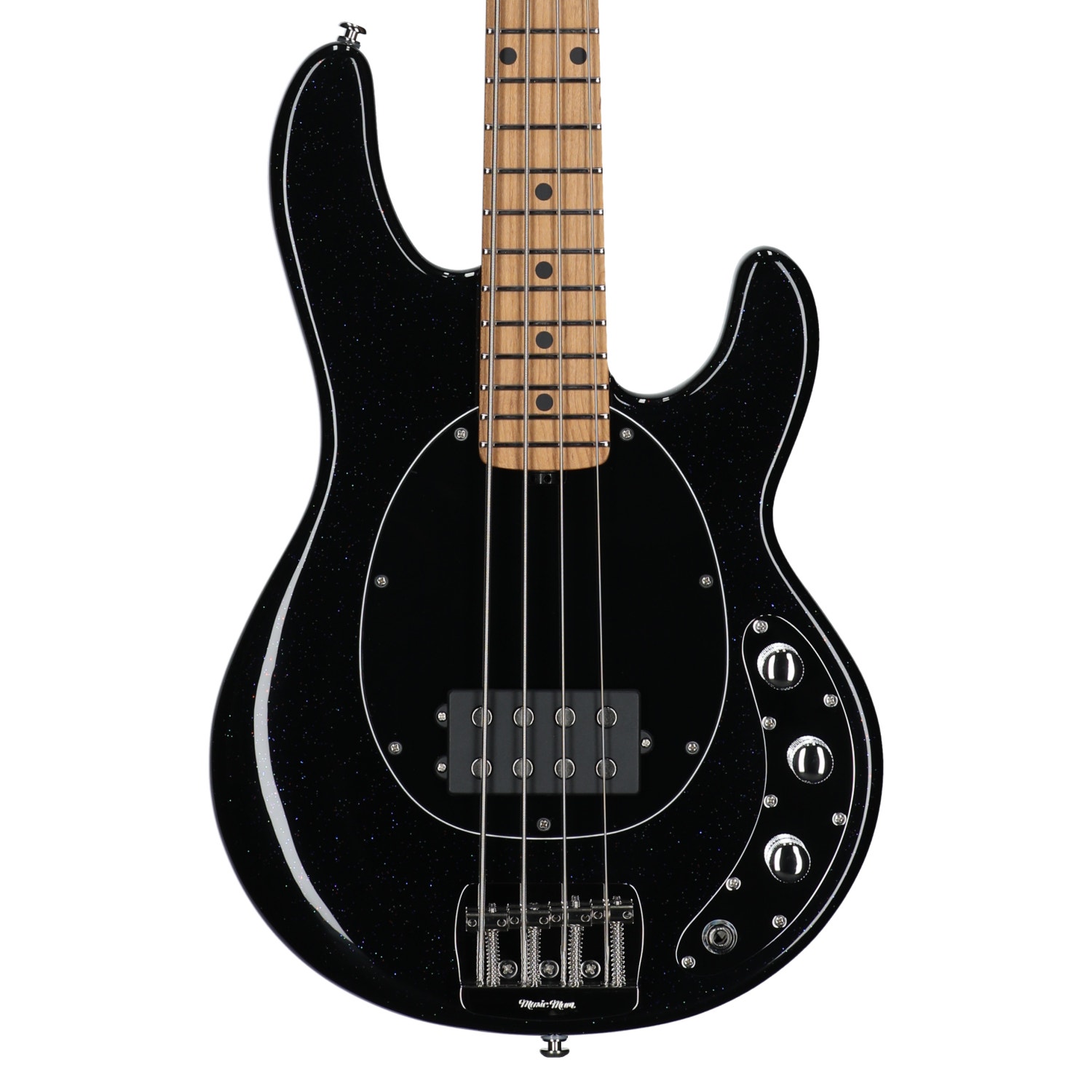 Music Man Short Scale StingRay Midnight Confetti with MONO Soft Case