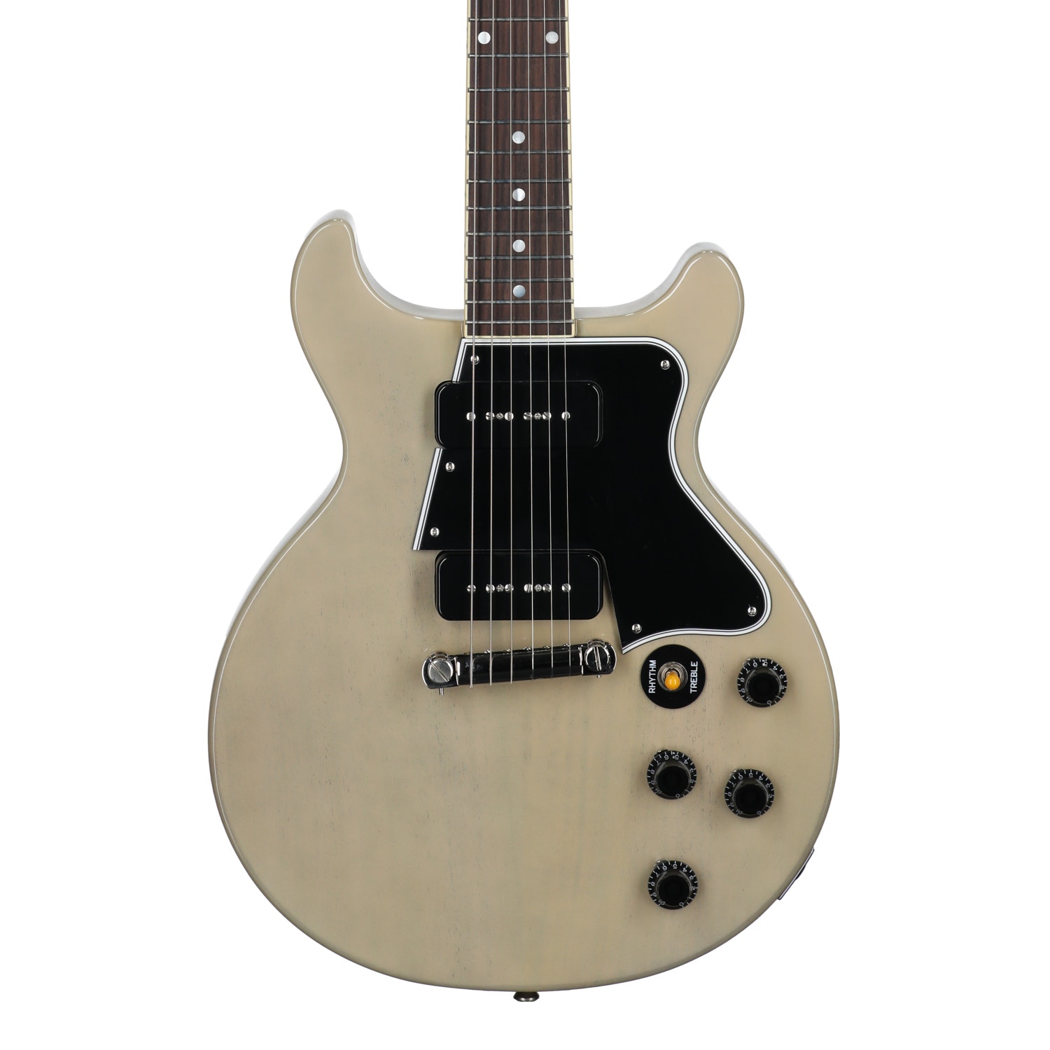 Epiphone Inspired by Gibson Custom 1960 Les Paul Special DC Reissue Guitar with Case TV White