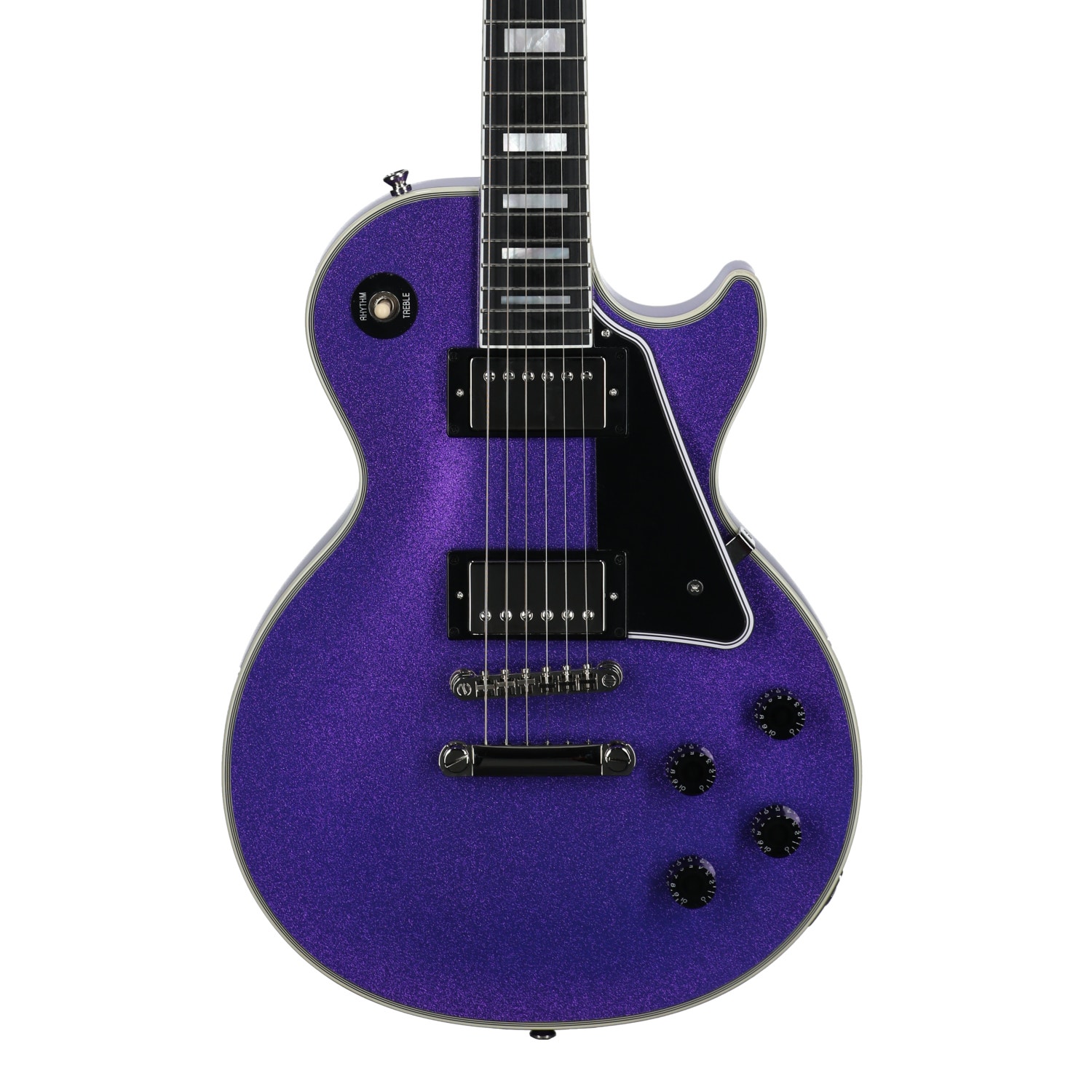 Epiphone Inspired by Gibson Custom Les Paul Custom Amethyst Sparkle with Case