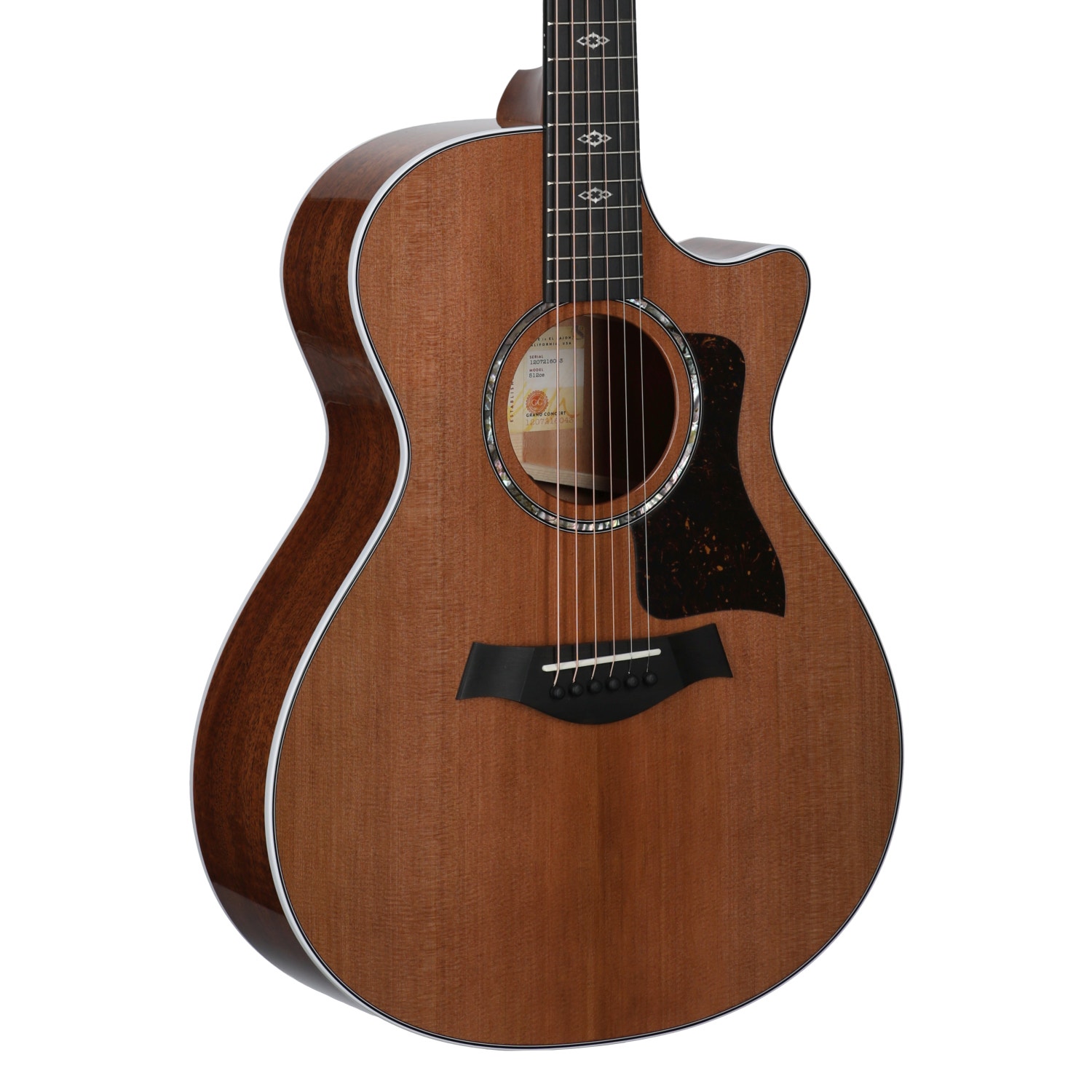 Taylor 512ce Next Gen Grand Concert A/E Guitar with Case
