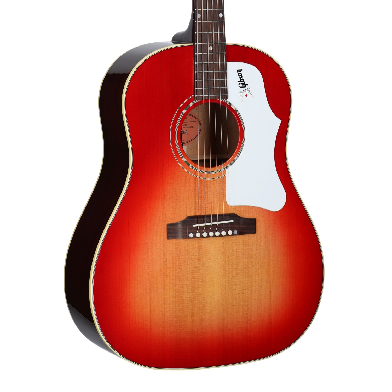 Gibson J-45 60s Original Vintage Cherry Sunburst w/Case View 8
