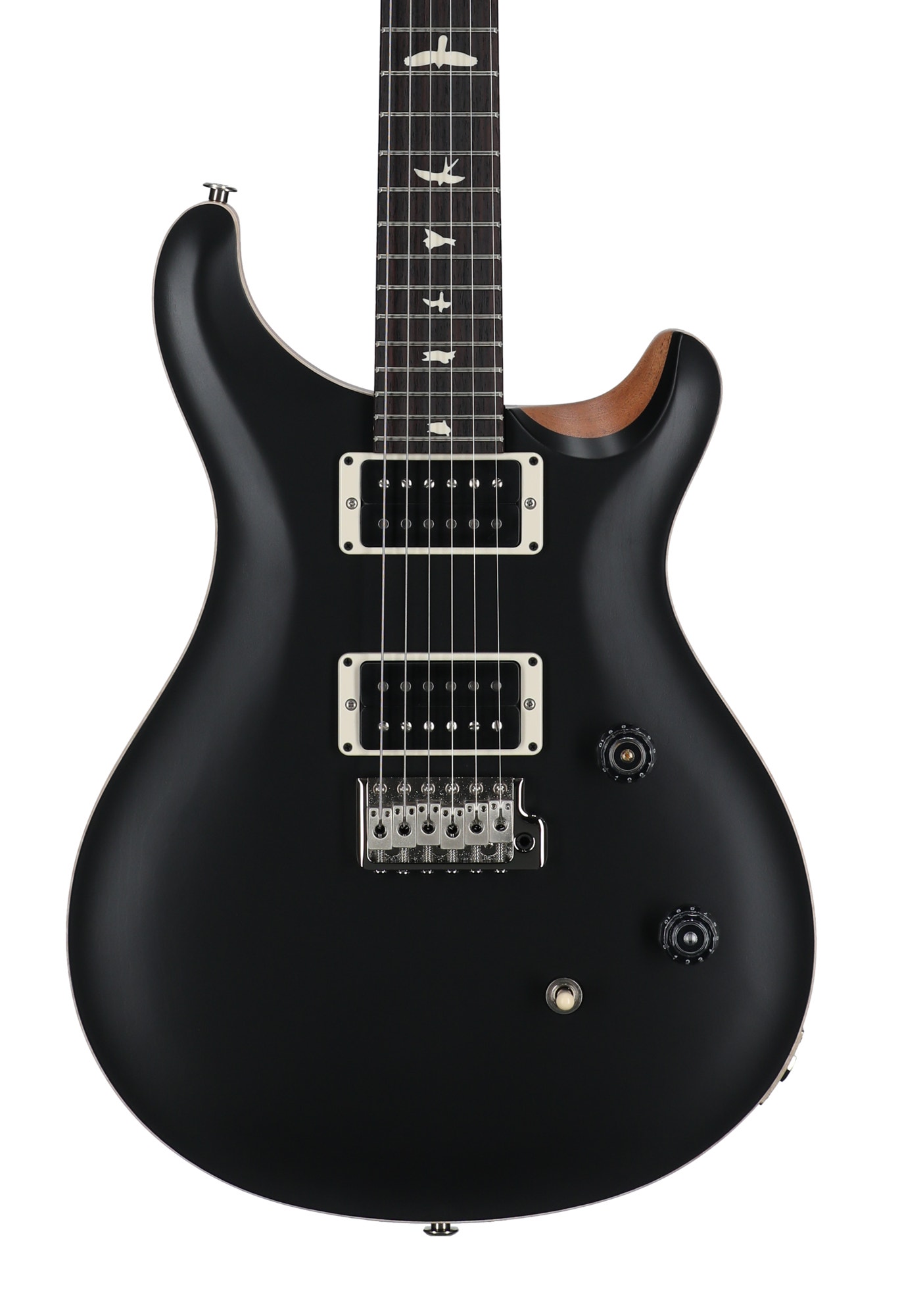 PRS CE24 Electric Guitar Exclusive Black Satin with Gig Bag View 2
