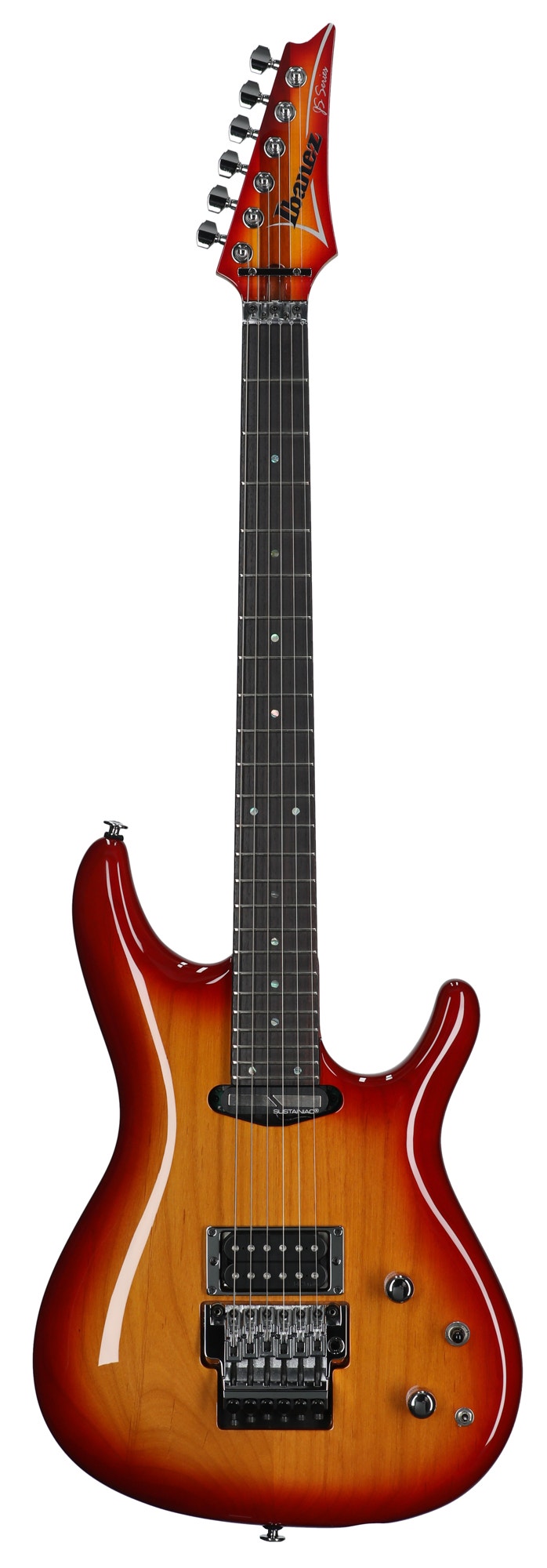 Ibanez Joe Satriani JS2470 Electric Guitar with Case Cherry Sunburst