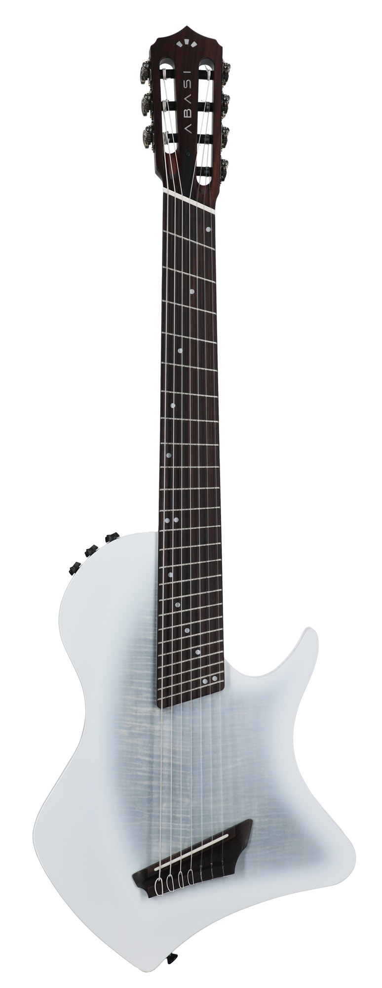 Cordoba Abasi Stage 7 Nylon 7-String Guitar White Burst with Gigbag