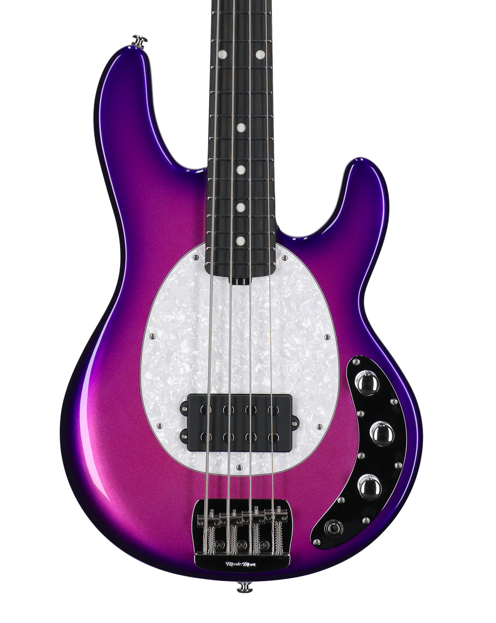 Music Man Short Scale StingRay Bass Galactic Pearl with MONO Soft Case