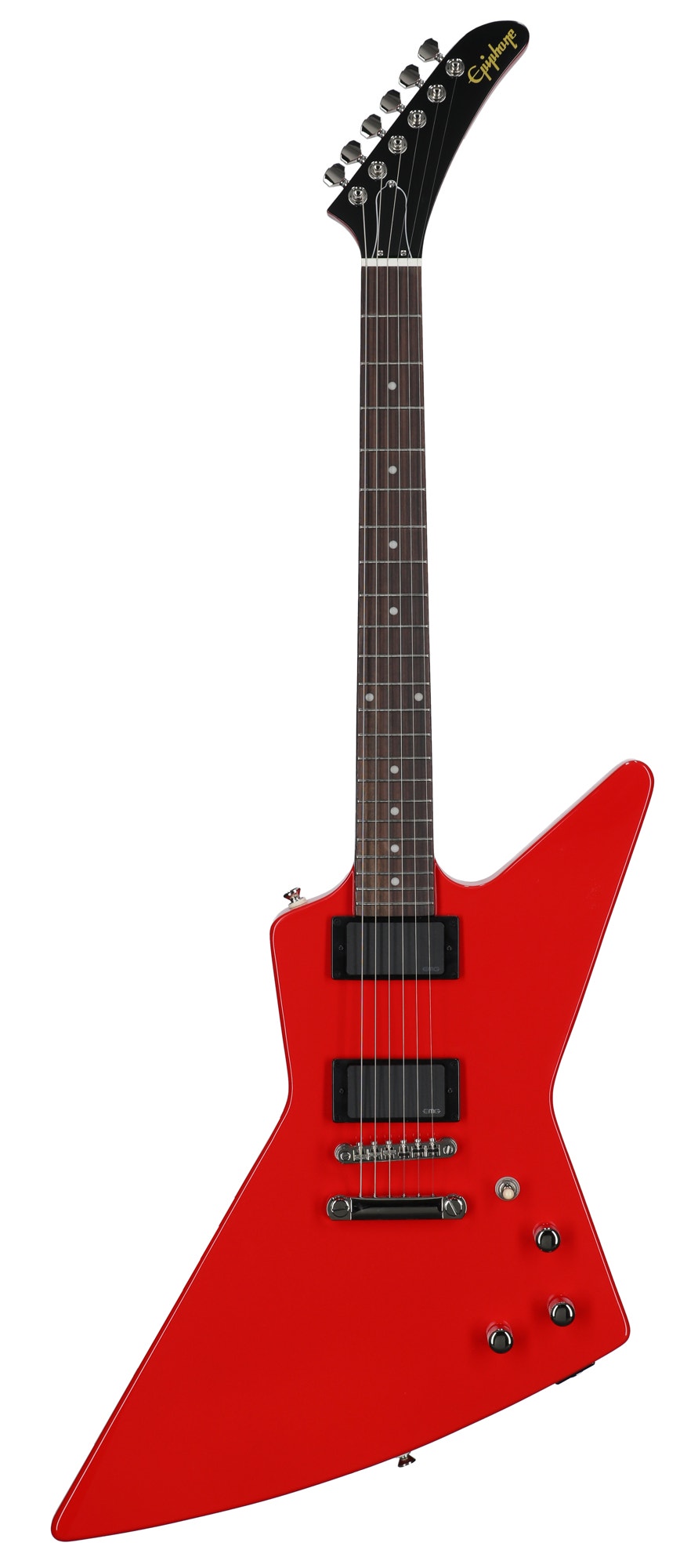 Epiphone Inspired by Gibson Explorer 80s EMG Guitar with Bag Cardinal Red