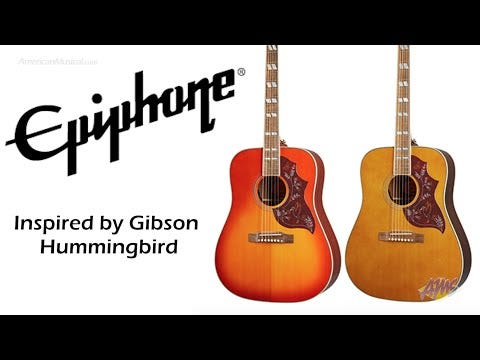 Epiphone Hummingbird Acoustic Electric Guitar | American Musical