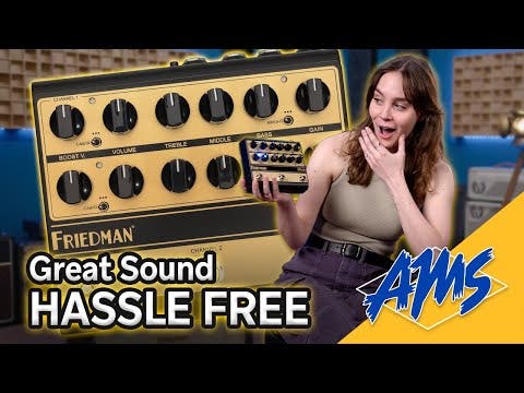 Friedman IRX Dual Tube Preamp Pedal High Voltage DI IR
