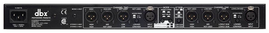 dbx 234XS Stereo 2/3 Way Mono 4 Way Crossover With XLR Connectors