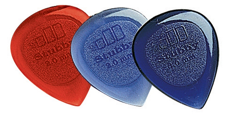 Dunlop 474P Stubby Jazz Guitar Picks 6 Pack
