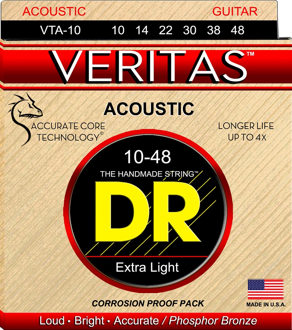 DR Strings VTA Veritas Acoustic Guitar String