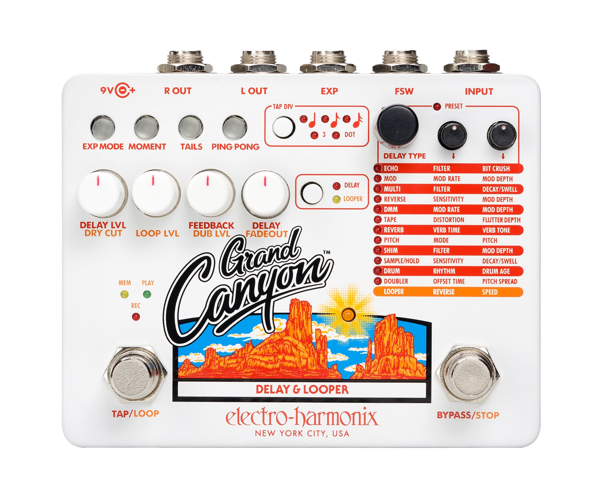 Electro Harmonix Grand Canyon Delay and Looper