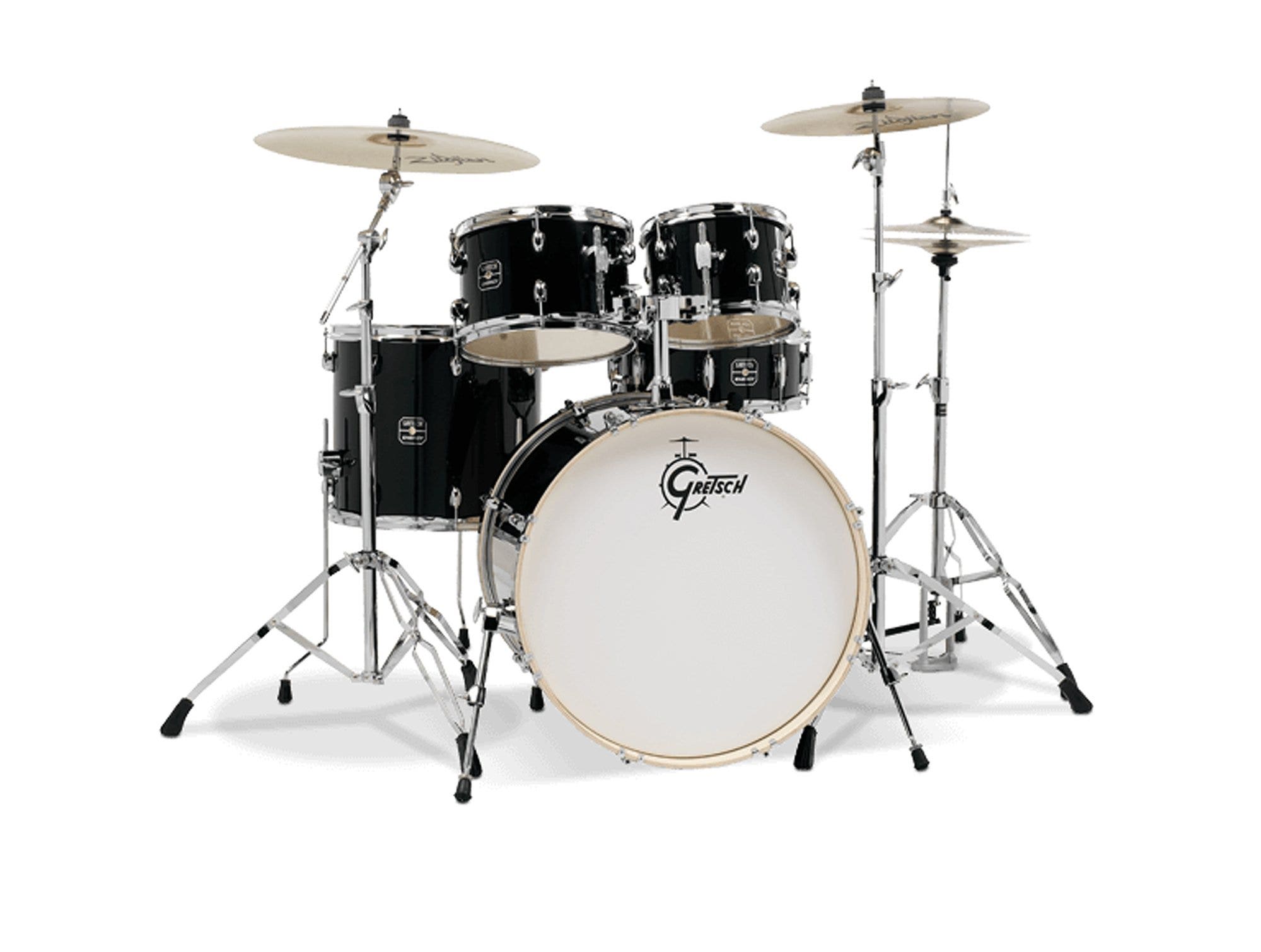 Gretsch Energy 5 Piece Drum Set With Paiste 101 Cymbal Set