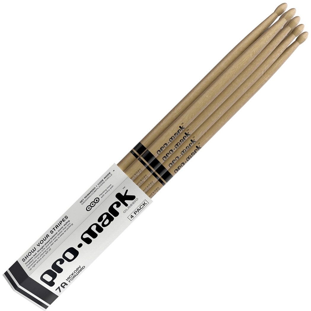 ProMark 7A Wood Tip 4 Pair Pack