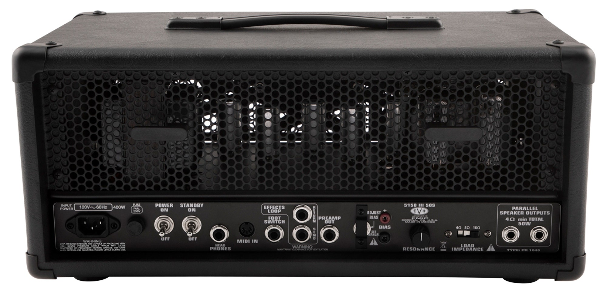 EVH 5150III 50S 6L6 50 Watt Amp Head Stealth Black | American