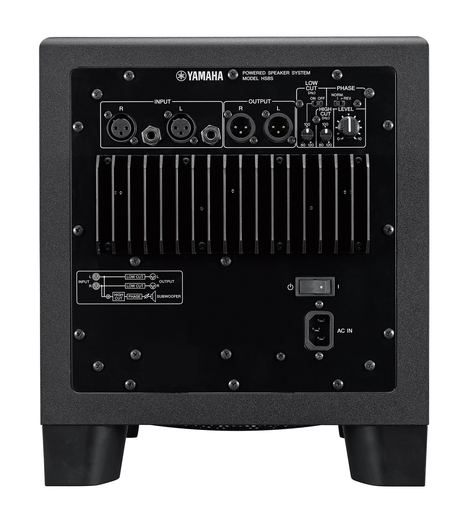 Yamaha HS8S 8 Inch Powered Studio Subwoofer | American Musical Supply