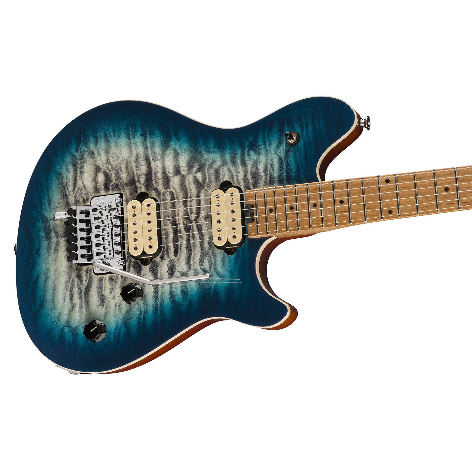 EVH Wolfgang Special QM Quilt Top Electric Guitar Indigo Burst