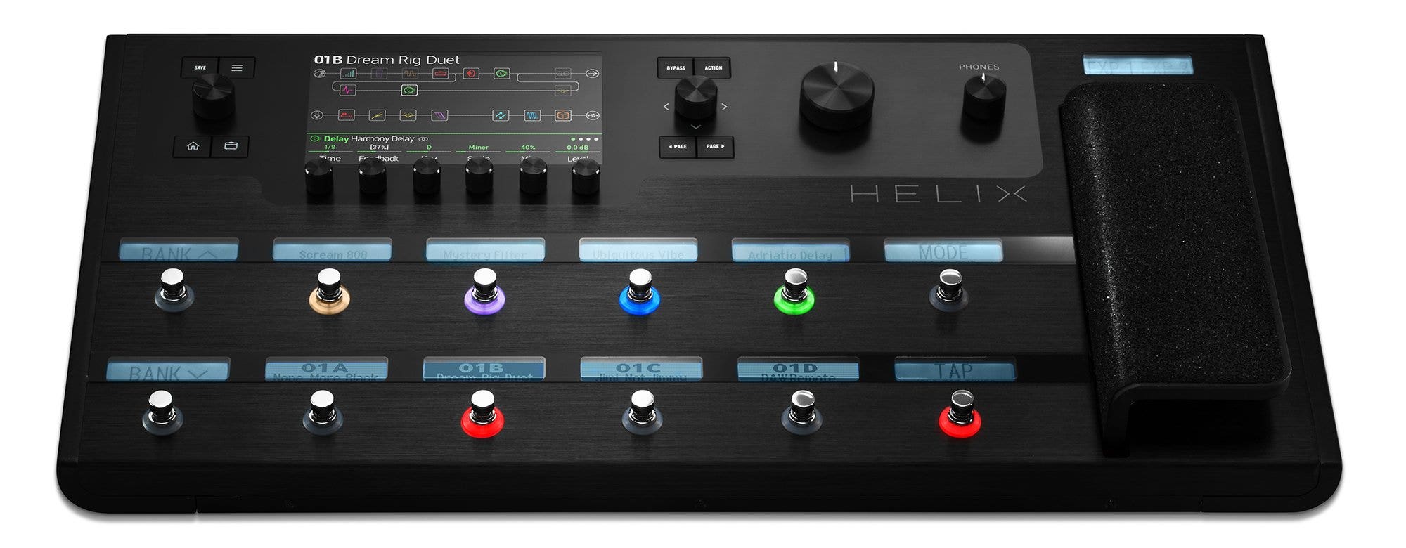Line 6 Helix Floorboard Dual DSP Audio Engine Guitar Processor Line 6 Helix Floorboard Dual DSP Audio Engine Guitar Processor