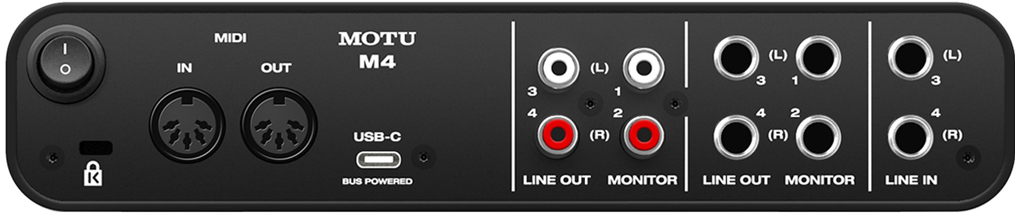 アンプ MOTU M4 MOTU M4 USB Audio Interface | American Musical Supply