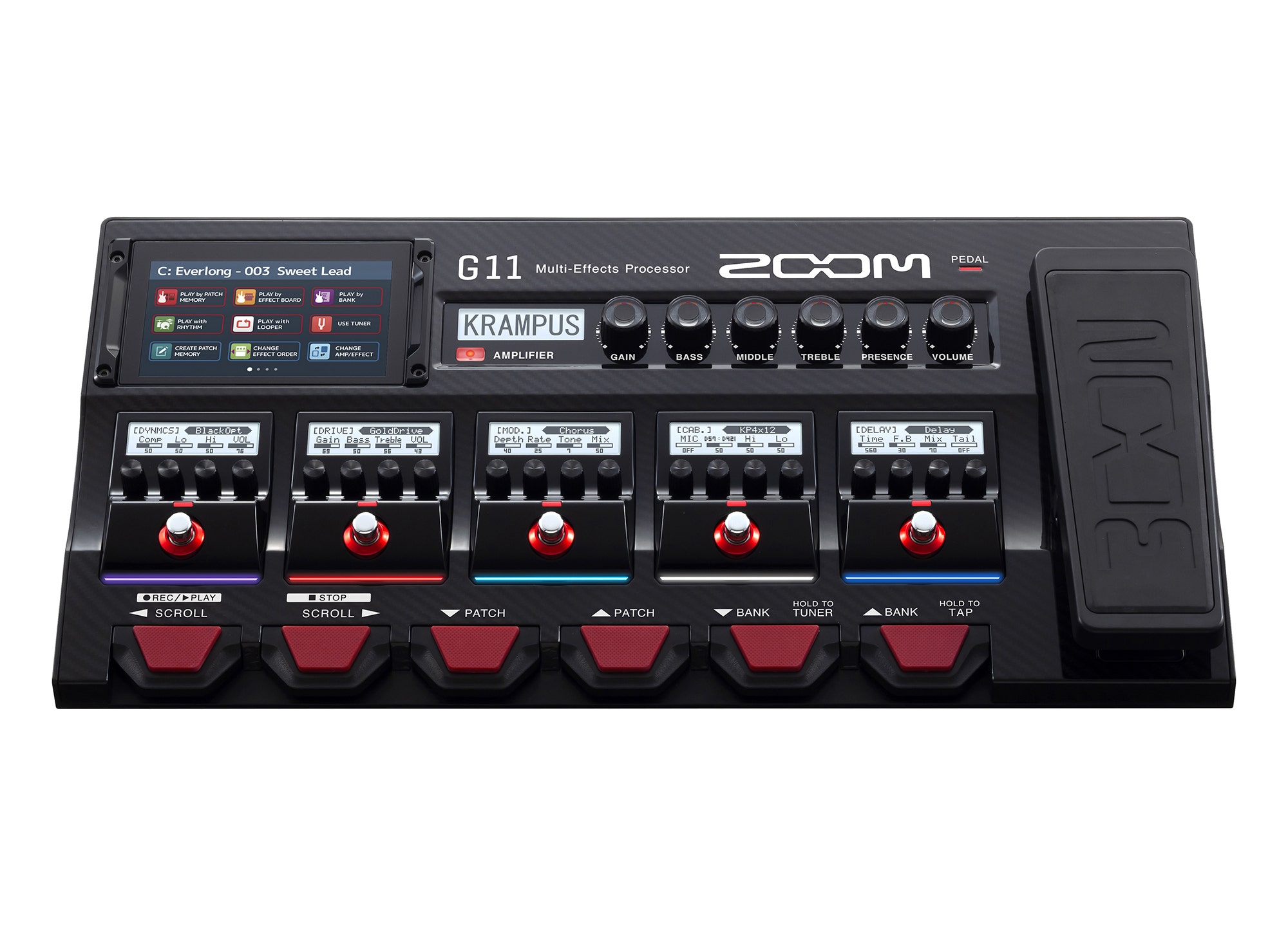 ギター ZOOM G11 Zoom G11 Multi-Effects Processor For Guitarists | American Musical