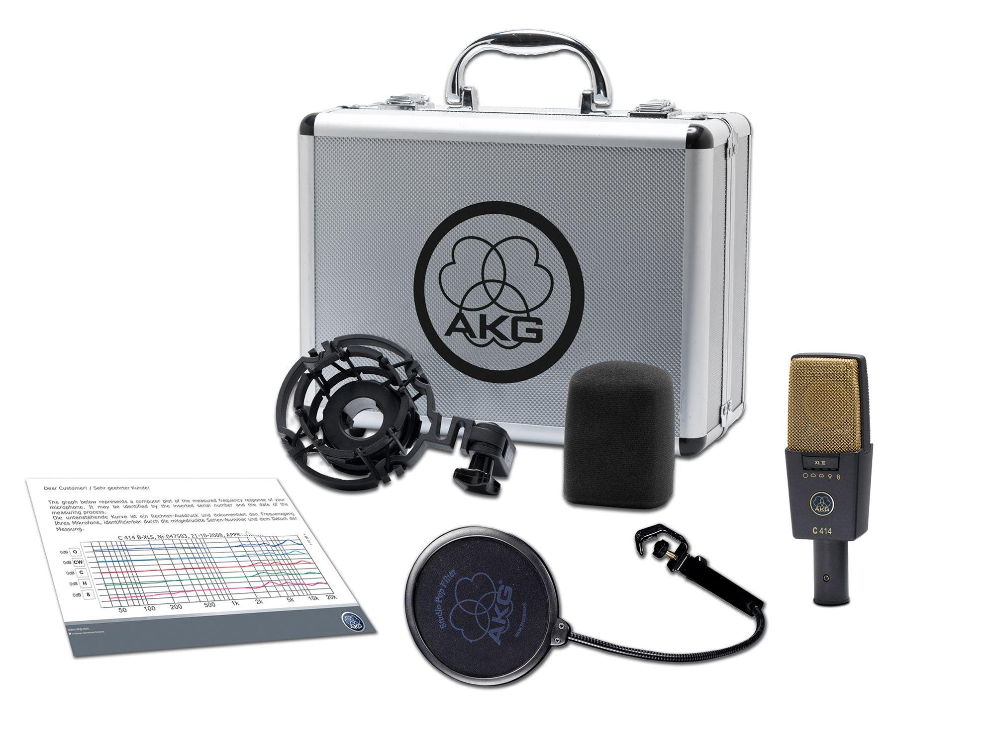 AKG C214 Professional Cardioid Large Diaphragm Condenser