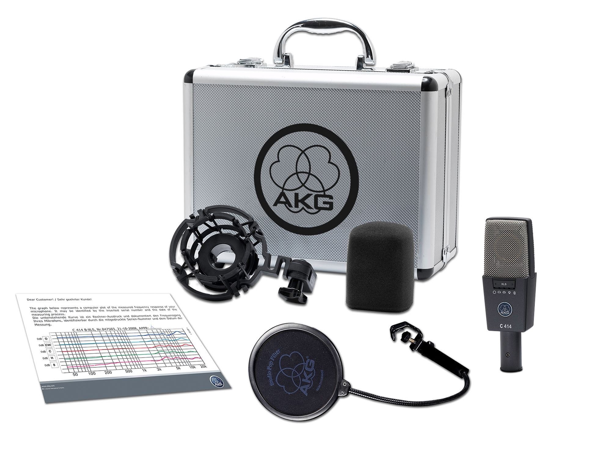 AKG C414XLS Reference Multi Pattern Large Diaphragm Condenser Mic